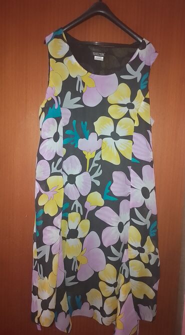 čipkasta haljina: Massimo Dutti L (EU 40), color - Multicolored, Short sleeves