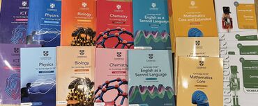 kitab: Cambrigde IGCSE kitablar Mathematics Maths English Chemistry Physics