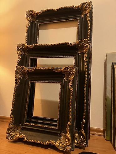 box 850: Barokne dekorativne ramove za slike – set od 3 komada - Materijal — 3