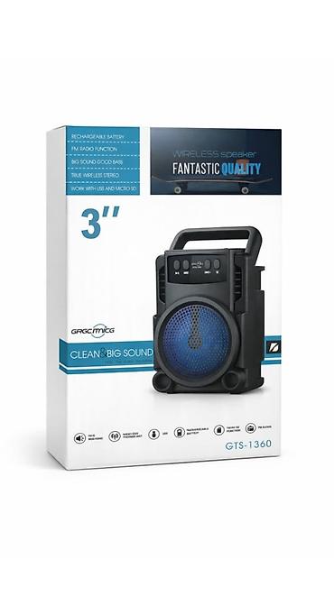 mini radio: Yeni Kolonka, Növ - Portativ, rəng - Qara — 1