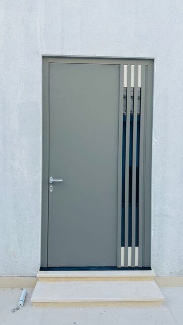 Giriş qapıları: Mənzil üçün Yeni Giriş qapısı Zamok ilə, Zəmanətli, Pulsuz quraşdırma, Rayonlara çatdırılma — 5