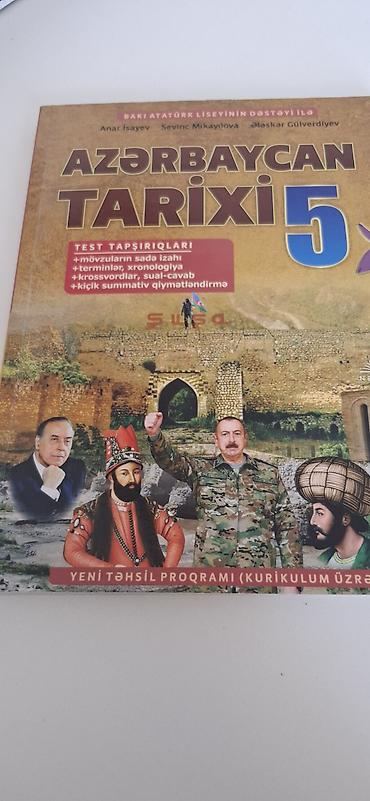 Məhsul: “Azərbaycan Tarixi 5” – test tapşırıqları toplusu (Yeni təhsil lalafo.az -da Məhsul: “Azərbaycan Tarixi 5” – test tapşırıqları toplusu (Yeni təhsil