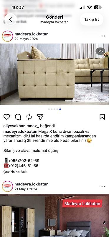Divanlar: Yenidir 1500 alinib tecili satilir 500 isteyen endirim olunacag - — 5