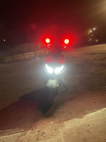 электростартер: Скутер Jinan Qingqi/Super Moto (наклейки: “M8”, “SUPER MOTO”, “Jinan”) — 2