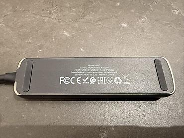 extender hdmi: USB-C хаб Hoco HB23, HDMI/USB3.0/USB2.0/RJ45/PD, 60 ВТ, 3 А — 5