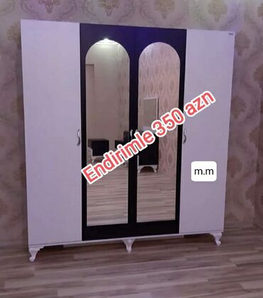 Dolablar: Yeni, Açılan, 3 qapılı Düz dolab, Qarderob, paltar dolabı, Azərbaycan — 28