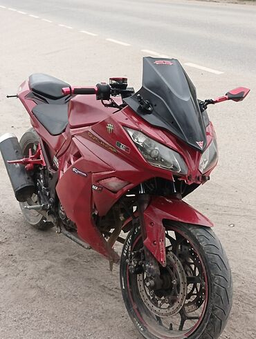 Мотоциклы: Спортбайк Kawasaki, 200 куб. см, Бензин, Взрослый, Б/у