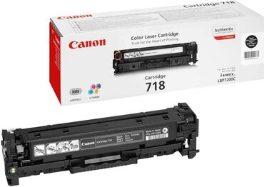 Принтеры: Картридж Canon 718Bk 2662B002 оригинальный для принтера Canon