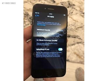 redimi 7: IPhone 7, 128 GB, Jet Black, Barmaq izi