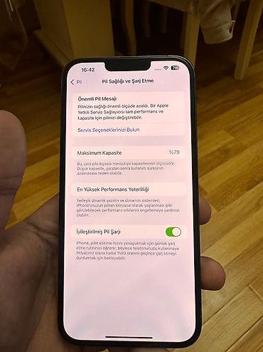 max: IPhone 13 Pro Max, 256 GB, Sierra Blue, Face ID, Simsiz şarj, Sənədlərlə — 7