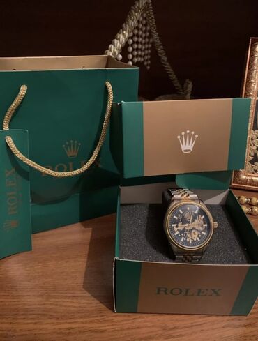 Tavalar: Qol saatı, Rolex, rəng - Qızılı