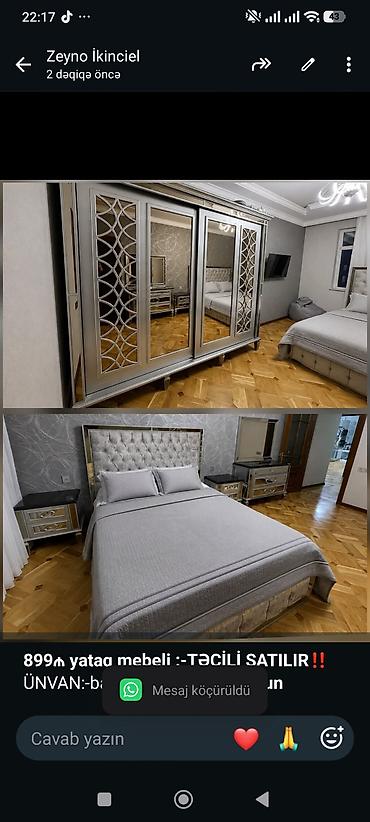 *899₼ yataq mebeli :-TƏCİLİ SATILIR*‼️ ÜNVAN:-bakanov 6622 lalafo.az -da *899₼ yataq mebeli :-TƏCİLİ SATILIR*‼️ ÜNVAN:-bakanov 6622