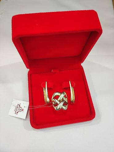 Серебряные наборы украшений: Серебряный Набор Италия Серебро с напылением жёлтое золото 925 пробы at lalafo.kg — 9 Серебряные наборы украшений: Серебряный Набор Италия Серебро с напылением жёлтое золото 925 пробы — 9