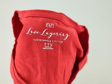 clothes in red: F&F, T-shirt damski, rozmiar S — 4