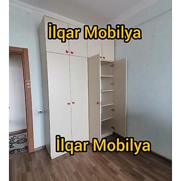 Sifarişlə dolablar: Düz dolab, Yataq otağı üçün, Paltar üçün, Açılan, Quraşdırıla bilən, 4 qapılı — 8