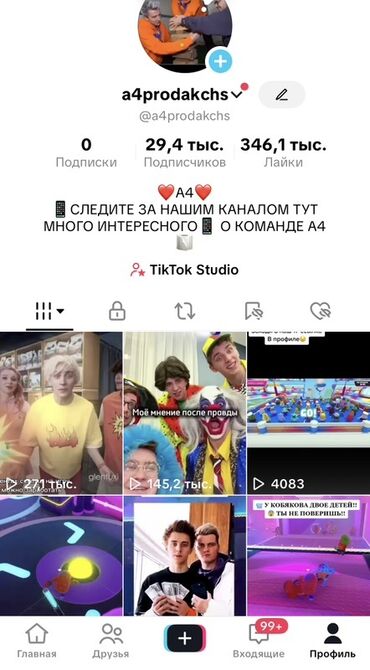 профессиональное написание бизнес планов: Готовый TikTok-аккаунт - Ник: @a4prodakchs (профиль «a4prodakchs») -
