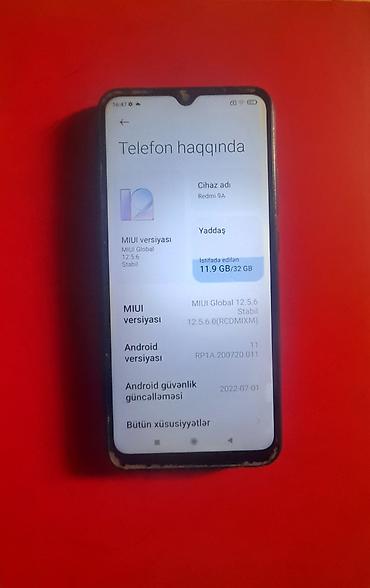 mobil nomrə satışı: Redmi 9A, 32 GB, rəng - Qara, Qırıq — 6