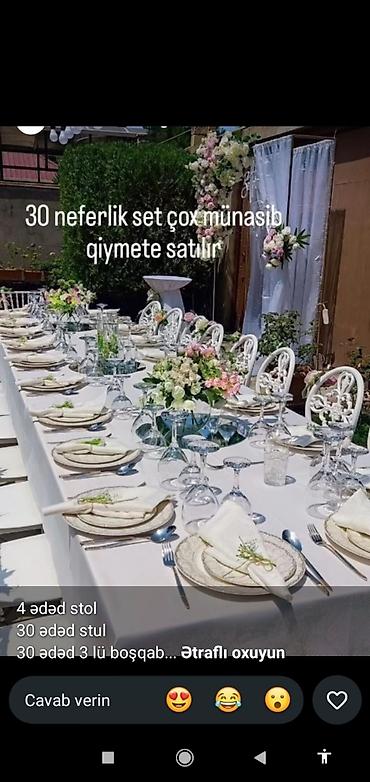 bıcaq seti: Güldan. 4 wirniyat. 30 NEFERLIK SET . ÇoX Mùbasib qiymete — 1