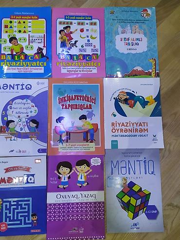 kitab alan: 3-4-5-6 yaşlı uşaqlar üçüm inkişafetdirici, məntiqi kitablar satılır — 3