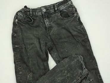 jeans mom slim stradivarius: Spodnie jeansowe, Reserved, 15 lat, 170, stan - Zadowalający