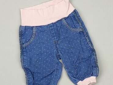 jeansy markowe: Denim pants, 0-3 months, condition - Good