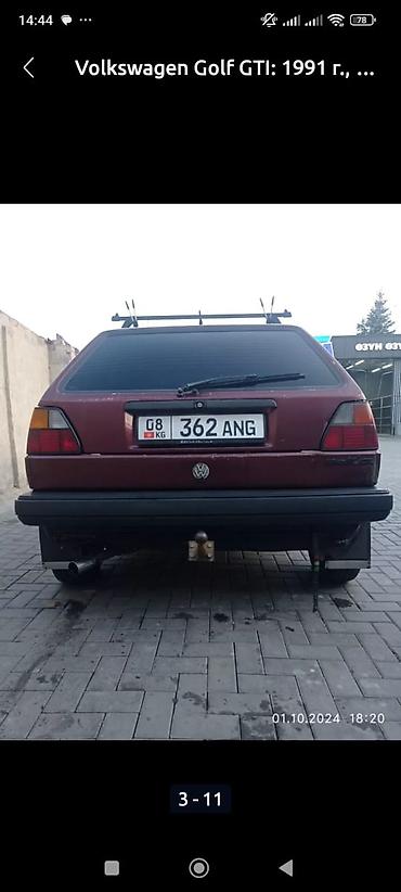 Volkswagen: Volkswagen Golf GTI: 1991 г., 1.9 л, Дизель, Хэтчбэк — 8