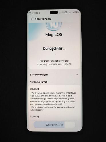 Honor: Honor X9c, 256 GB, rəng - Yaşıl, Barmaq izi, İki sim kartlı, Face ID — 9