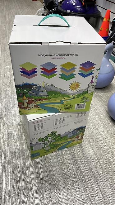 монтессори игрушки: Модульный коврик Ортодон «Богатыри» Описание: - Набор модульных — 1