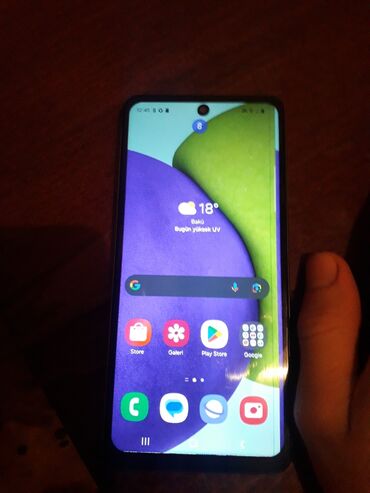 ikinci el samsung s21: Samsung Galaxy A52, 128 GB, rəng - Qara, Sensor, Barmaq izi, İki sim kartlı