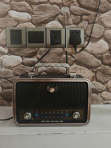 iphon 11 pro max: Retro üslublu portativ radio Həm radiodur, həm də flash, SD kart — 1
