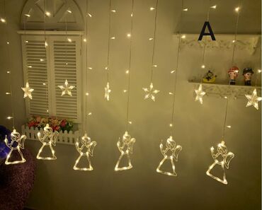 Yolka işıqları: İşıqlar Ulduz işıqlar Şekilleri çevirerek formalara ve ölçüsüne baxa — 12