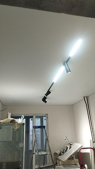 Натяжной потолок: Натяжной потолок Матовое Монтаж — 1