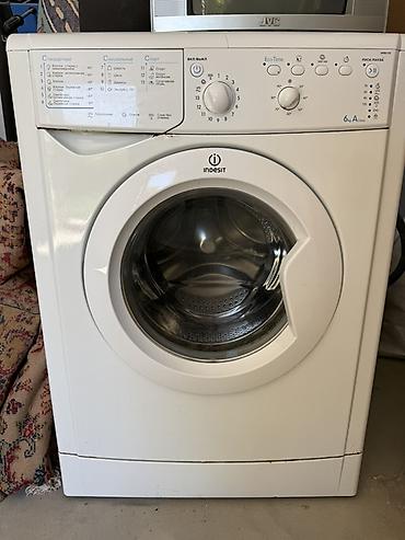 Elektronika: Paltaryuyan maşın Indesit, 6 kq, İşlənmiş, Avtomat, Qurutmasız — 2