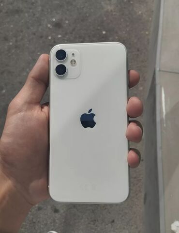 Apple iPhone: IPhone 11, 256 GB, Ağ, Zəmanət, Kredit, Simsiz şarj