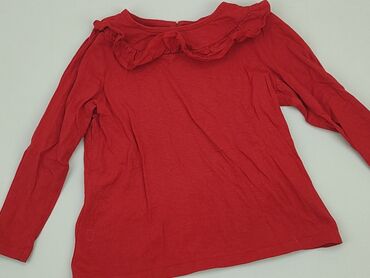 hm czerwona bluzka: Bluzka, Little kids, 5-6 lat, 110-116 cm, stan - Bardzo dobry