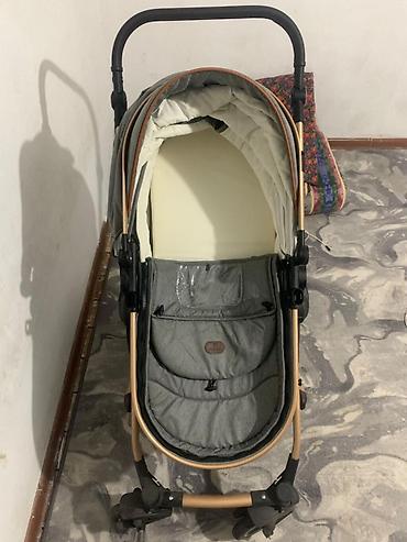 Коляски: Детская коляска-трансформер ING Baby (логотип на люльке). Цвет: серый — 8