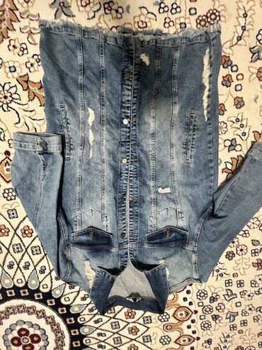женская модная рубашка: Пиджак, Оверсайз, Италия, XL (EU 42)