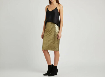 spódnice z zamkiem z tyłu: PULL&BEAR, Women`s skirt, size S