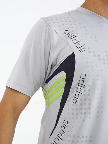 climacool: Мужская футболка, Все размеры, Adidas, Новый, цвет - Серый, Платная доставка — 8