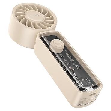 usb ventilator: Hoco HX602 – yüngül və qatlanan portativ ventilyator - Transparent — 4