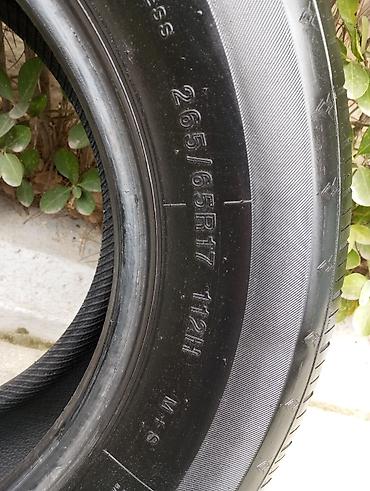 265 65 17 type 0: Salam teker iki ededi qiymet ikisine aidi, 265/65/17 r — 2