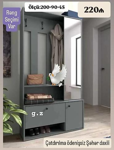 Шкафы-прихожие: Dəhliz dolabı yeni rəng seçimi var — 1