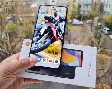 Redmi: Redmi, Redmi Note 11 Pro, Б/у, 256 ГБ, цвет - Черный, 1 SIM, eSIM, 2 SIM — 2