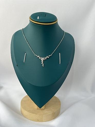 ailə qurmaq: Gümüş rəngli zərif boyunbağı kolleksiyası - Material: gümüş rəngli — 3