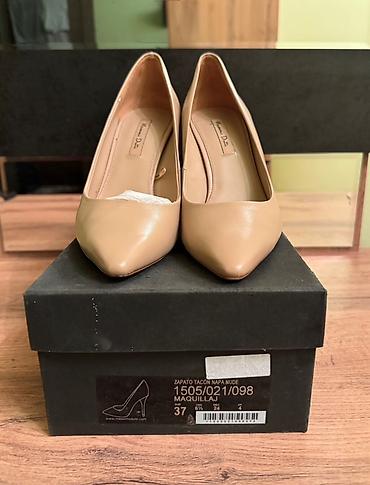 tufli: Tuflilər, Massimo Dutti, Ölçü: 37, rəng - Bej, İşlənmiş — 4