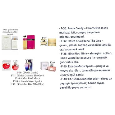 Ətriyyat: Heftelerle qalici 50 ml fransuski qadin etirleri, paltari yu geyin — 8