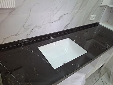 boru: Akril və süni mərmər lavabo stolüstü səthlər - Vanna otağı üçün — 7