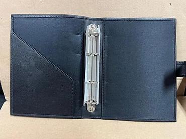 torba za dokumente: Rotary kožna fascikla/planer sa mehanizmom za listove - Materijal — 4