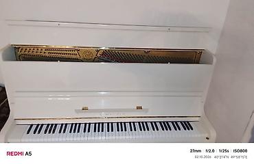 klasik gitara: CALISIA dik piano – ağ rəngli, klassik upright model. Xüsusiyyətlər — 2