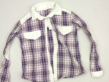 Shirt 11 years, condition - Very good, pattern - Cell, color - Purple